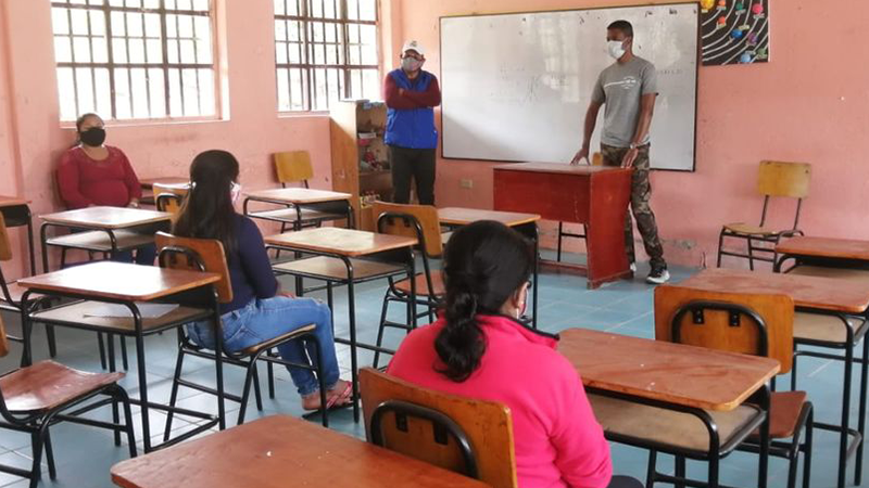 Coordinador zonal 3, visitó recintos de Cotopaxi que solicitan retorno progresivo y voluntario a las aulas – Ministerio de Educación